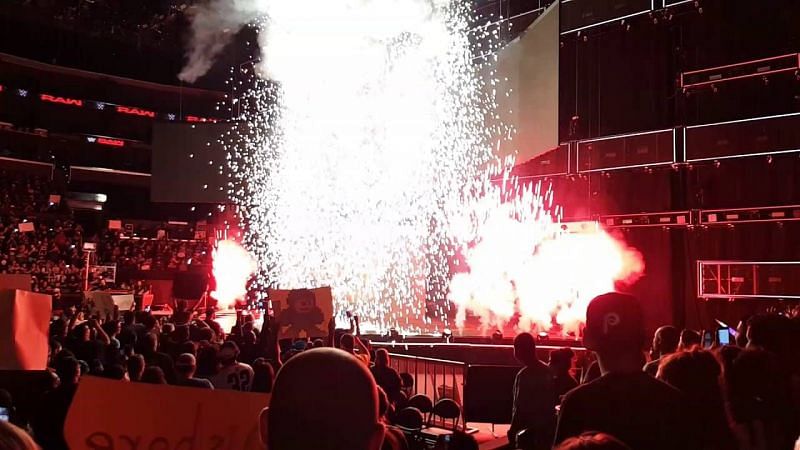 I miss pyro at Monday Night Raw.